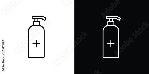Hand sanitizer icon. Modern simple vector collection