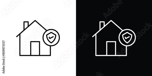 Home insurance icon. Modern simple vector collection