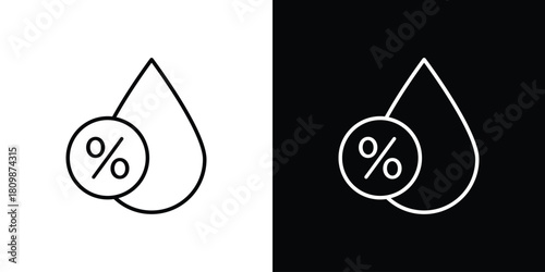 Humidity icon. Modern simple vector collection