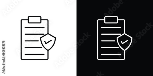 Insurance policy icon. Modern simple vector collection
