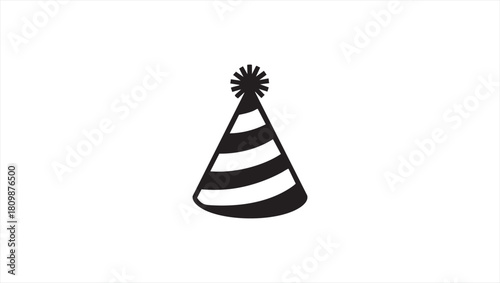 Party Hat Icon Celebration, Fun, and Festive Design for Invites and Decorations