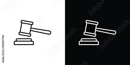 Law icon. Modern simple vector collection