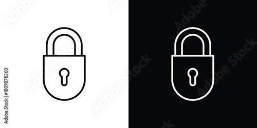 Lock closed icon. Modern simple vector collection