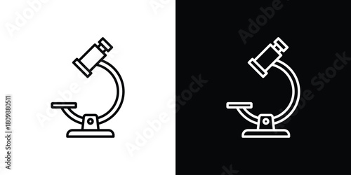 Microscope icon. Modern simple vector collection