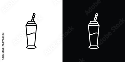 Milkshake icon. Modern simple vector collection