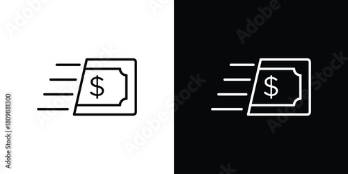 Money transfer icon. Modern simple vector collection