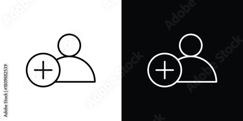 New account icon. Modern simple vector collection