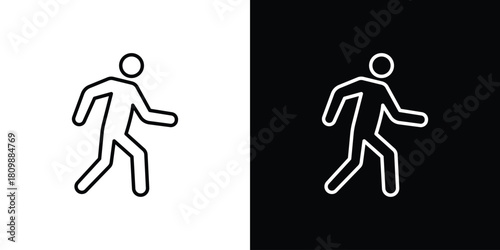 Pedestrian icon. Modern simple vector collection