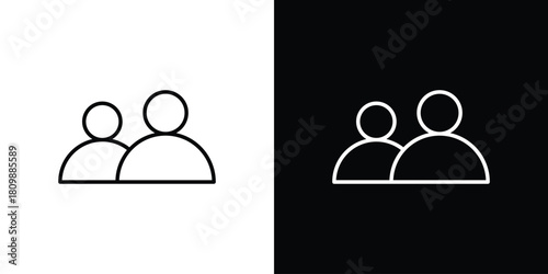 people icon. Modern simple vector collection