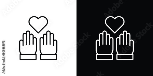 Philanthropy icon. Modern simple vector collection