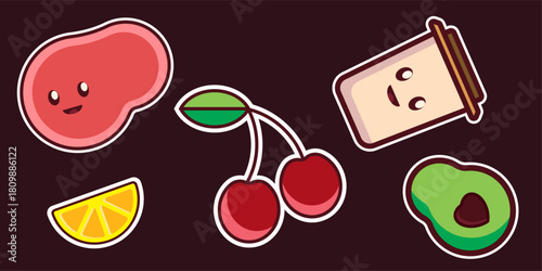 food stickers for kids