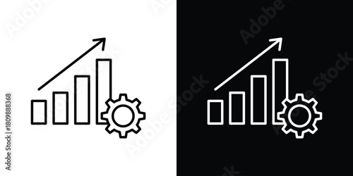 Productivity icon. Modern simple vector collection