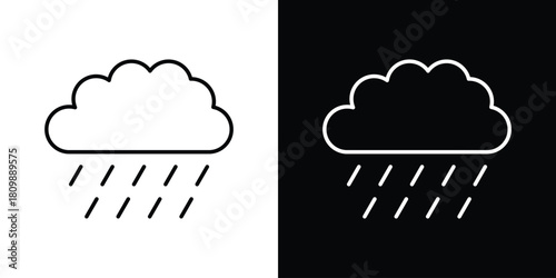 Rain icon. Modern simple vector collection