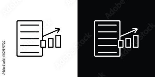 Report icon. Modern simple vector collection