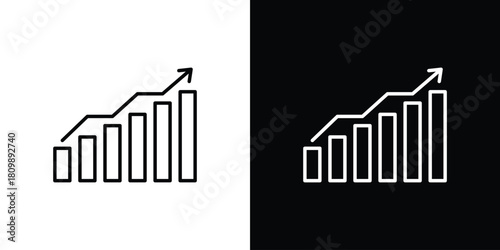 Sales growth icon. Modern simple vector collection