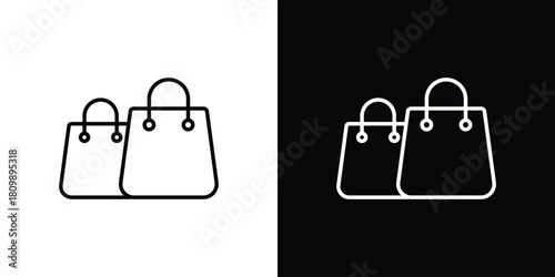 Shopping bag icon. Modern simple vector collection