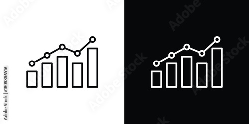 Statistics icon. Modern simple vector collection