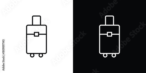 Suitcase icon. Modern simple vector collection