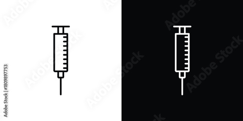 Syringe icon. Modern simple vector collection