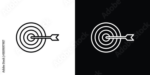 Target icon. Modern simple vector collection