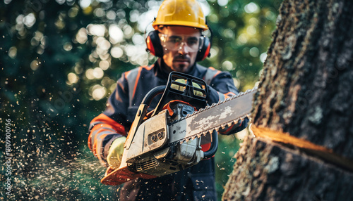 Use of a tree saw, the importance of equipment and safety