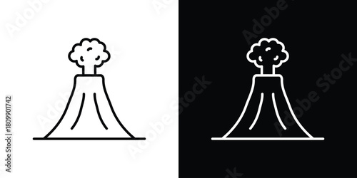 Volcano icon. Modern simple vector collection