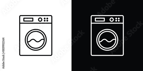 Washing machine icon. Modern simple vector collection