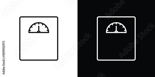 Weight scale icon. Modern simple vector collection