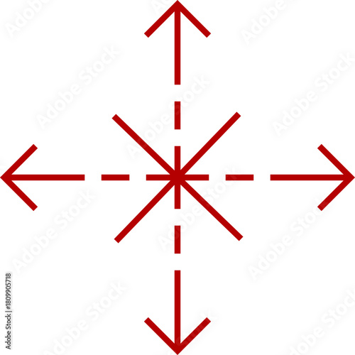 Red Sci Fi Crosshair