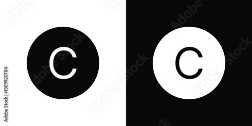 Copyright icon - perfect for UI UX design