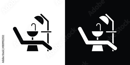 Dentist chair icon - perfect for UI UX design