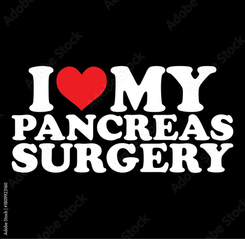 Expressing love and recovery after pancreas surgery with a bold graphic silhouette design celebrating resilience and a positive outlook on health