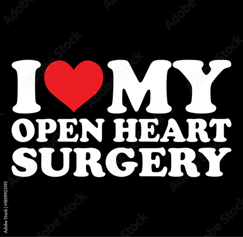 Heart surgery recovery journey love and gratitude medical procedure open heart operation patient healing positive outlook medical symbol silhouette