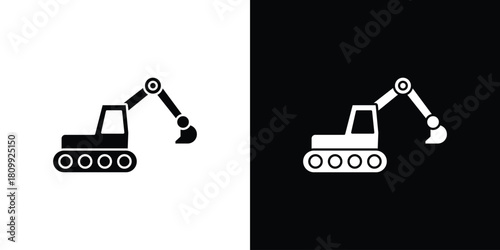 Excavator icon - perfect for UI UX design