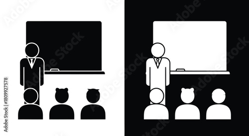 Teacher and students in classroom