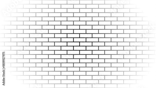 White brick background texture. gray brick pattern and white background wall brick.