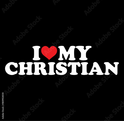 Express your faith with a loving christian silhouette design perfect for religious art apparel and inspirational projects