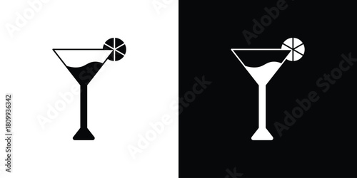 Martini glass icon - perfect for UI UX design
