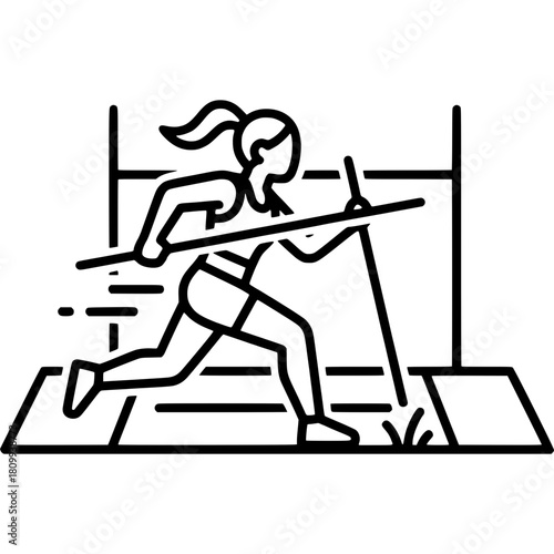 Pole Vault Icon