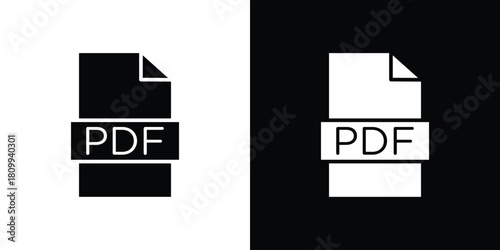 PDF file icon - perfect for UI UX design