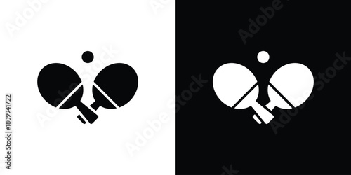 Ping pong icon - perfect for UI UX design