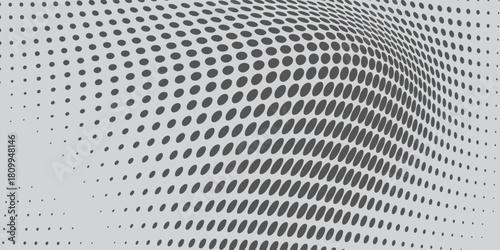 Spiral sound wave rhythm line dynamic abstract vector background