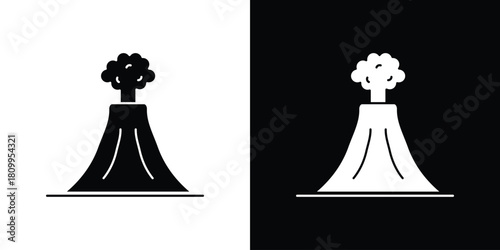 Volcano icon - perfect for UI UX design