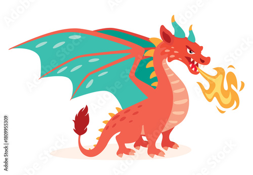 Cartoon Drawing Of A Dragon