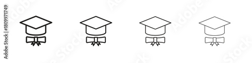 Degree icon on white background. Modern simple icon vector illustration.