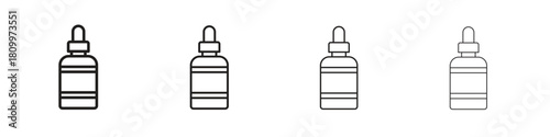 Essential oils icon on white background. Modern simple icon vector illustration.