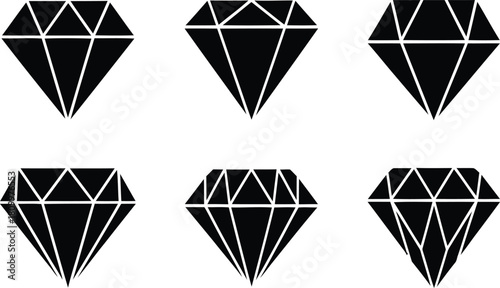 A collection of diamond shapes