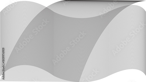 Modern Wavy Line Background in Minimalist Black and White.
