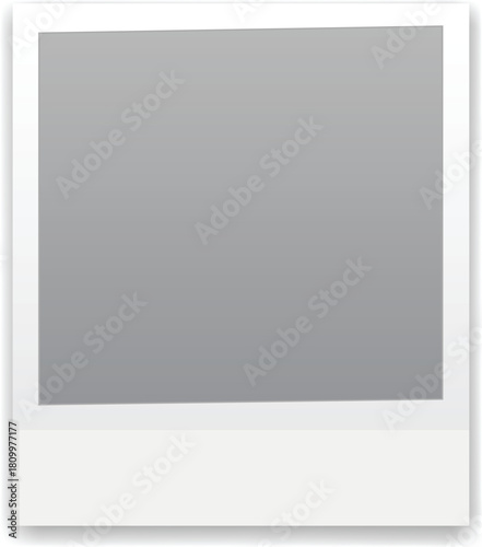 A realistic polaroid photo for mockups