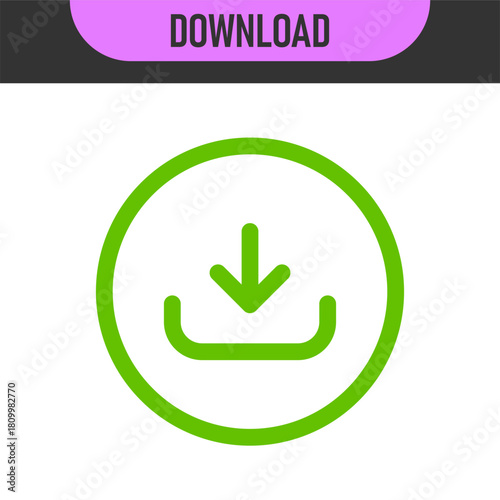 Set of upload and download icons arrow symbol in color and black outline styles. Perfect for data transfer, cloud storage, file sharing, transferring, saving, app interfaces, and modern digital design